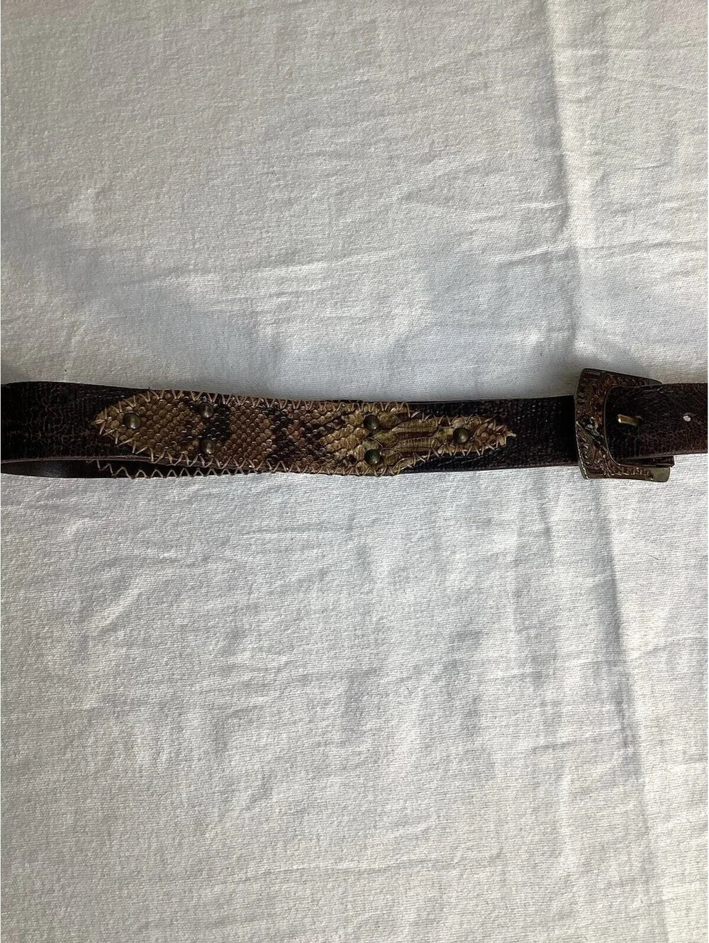 Beckon leather vintage belt size S